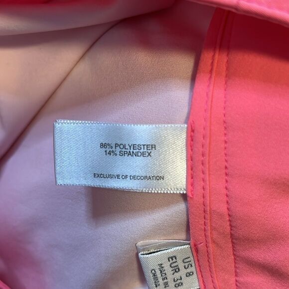 Annika by Cutter & Buck Golf Skort Size 8 Gently Used Pink/white - Picture 6 of 7